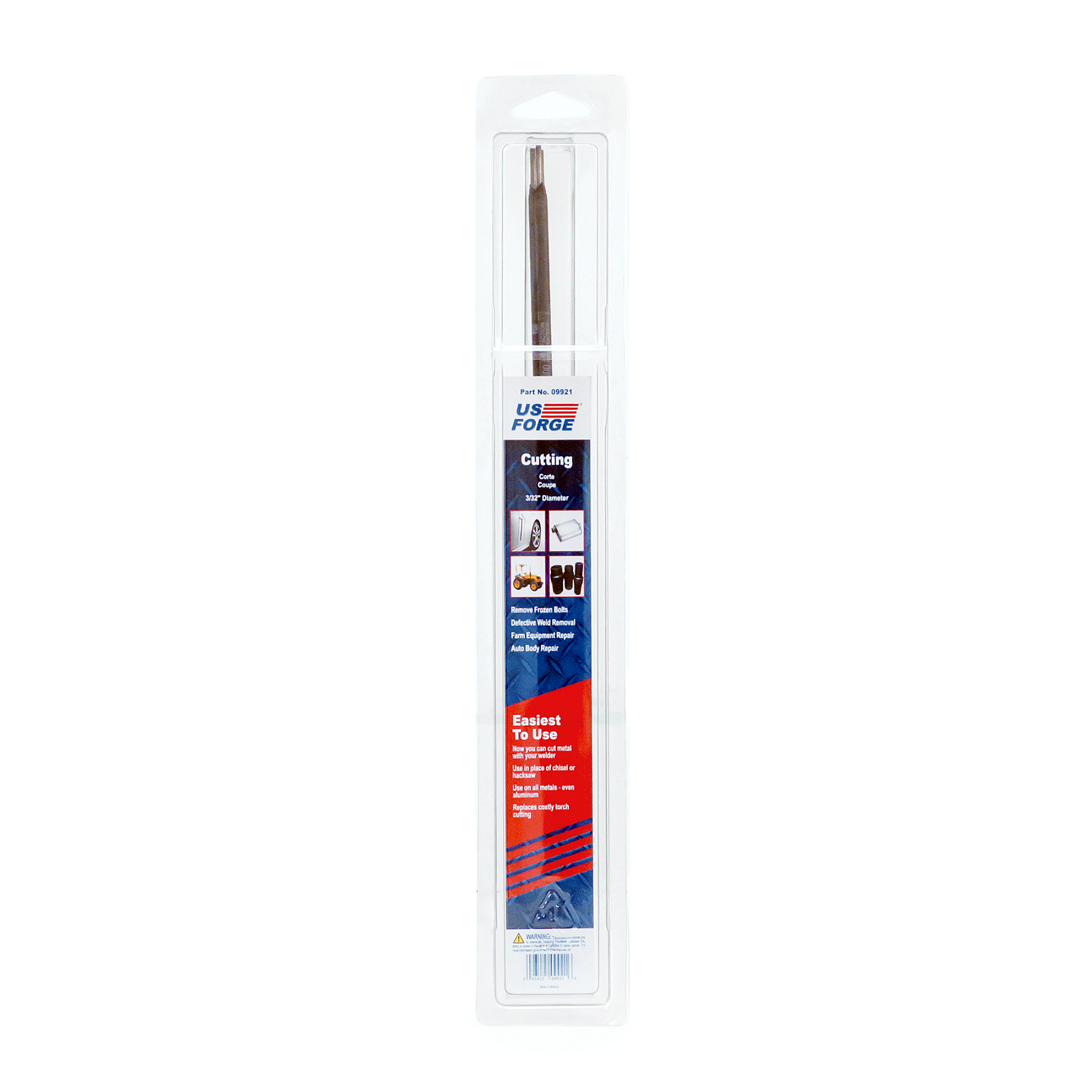 US Forge® 3/32" Cutting Electrode - 3ct, Model# 9921